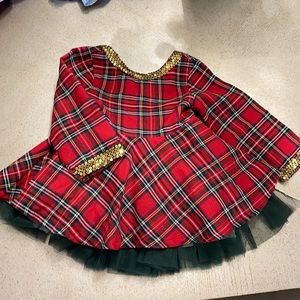 Christmas holiday toddler dress